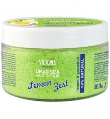 Victoria Beauty Dead Sea Скраб за лице и тяло с лимон